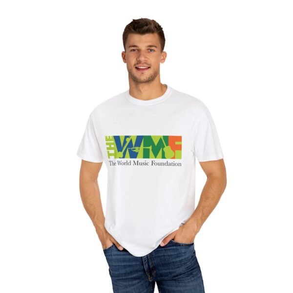 Unisex Garment-Dyed T-Shirt - Support The World Music Foundation - Image 4