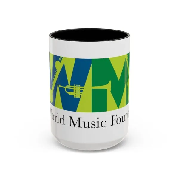 World Music Foundation Accent Coffee Mug - 11oz & 15oz - Image 33