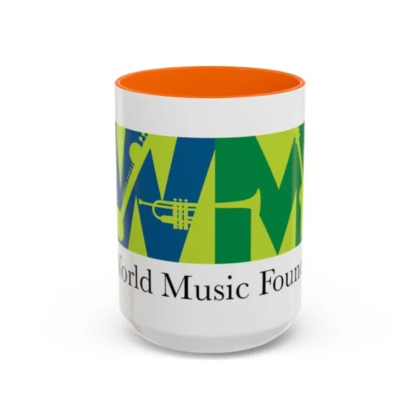 World Music Foundation Accent Coffee Mug - 11oz & 15oz - Image 53