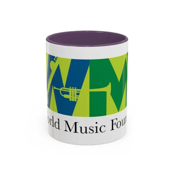 World Music Foundation Accent Coffee Mug - 11oz & 15oz - Image 25