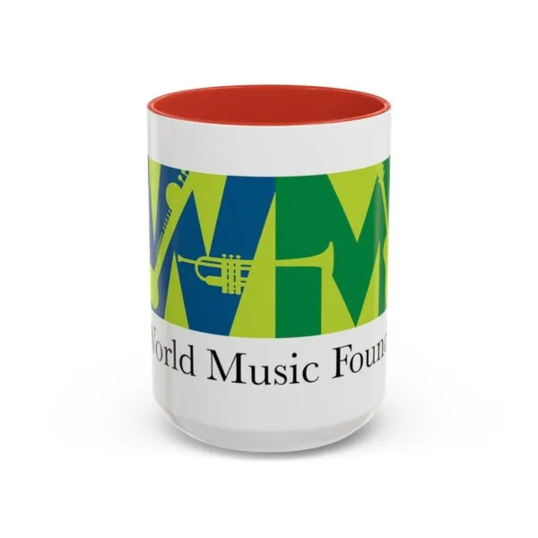 World Music Foundation Accent Coffee Mug - 11oz & 15oz - Image 45