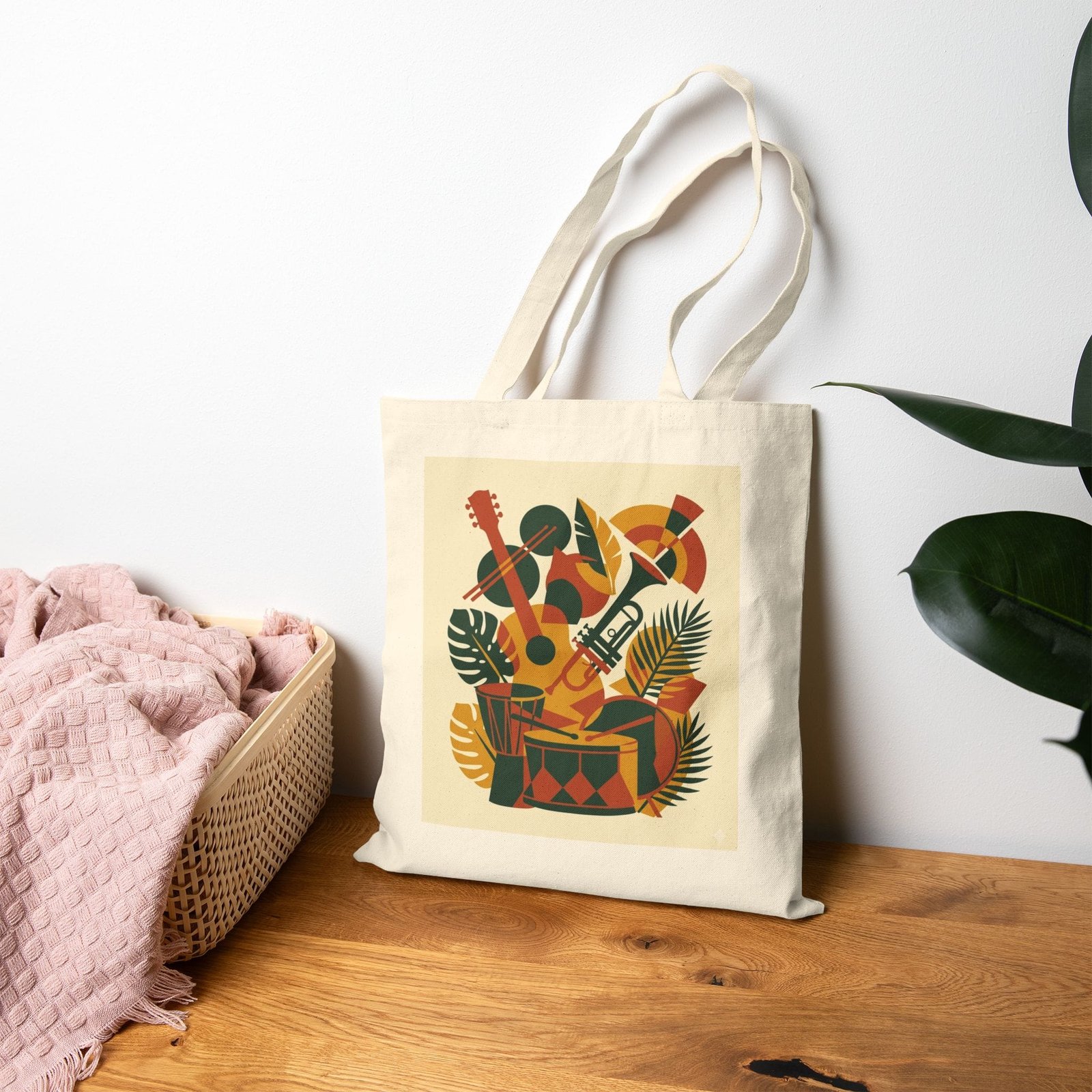 Cotton Canvas Tote Bag - Image 5