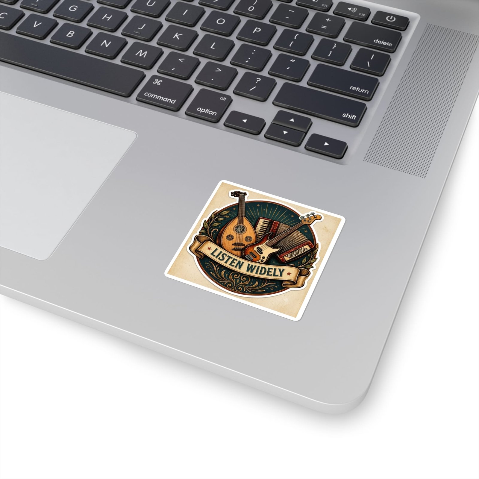 Listen Widely Sitar + Kora + Steel Pan Sticker - Image 2